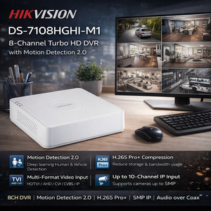 Hikvision 8 Channel DVR HD Turbo H.265 - Image 3