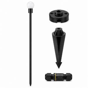 Opel White Ball 86cm Garden Spike