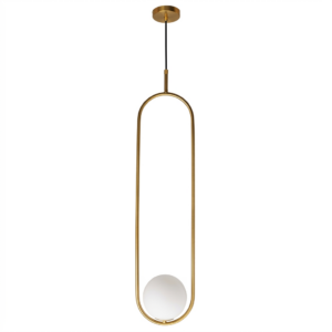 Long Luna Gold Pendant
