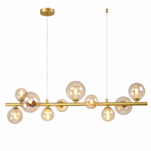 Large Horizontal Gold Bubble