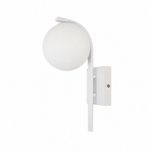 Curved Wall Light - White