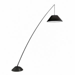 Ichitra Floor Lamp - Black Carbon Fibre