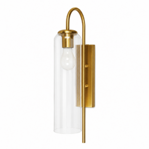 Amarilla Wall Lamp - Gold/Clear Glass